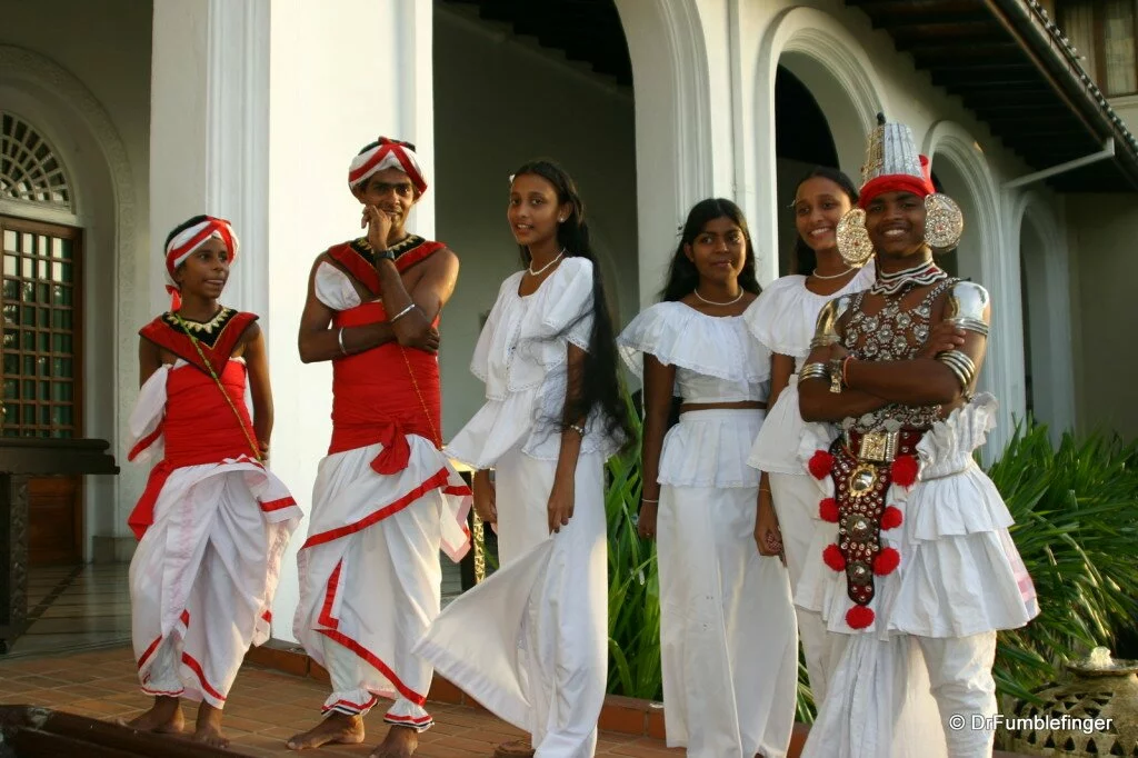 005 Wedding dancers in traditional dress, Galle Face Hotel, Colombo