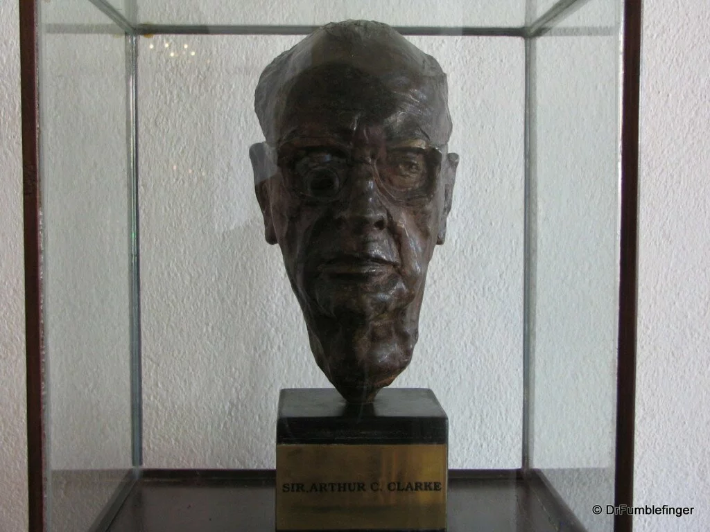 006 Bust of Sir Arthur C. Clarke, main loby of the Galle Face Hotel, Colombo