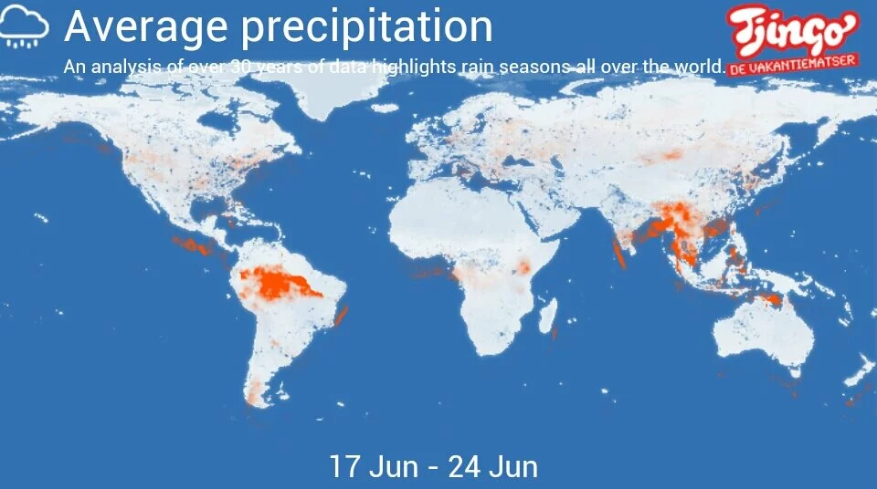 Avg rainfall 6-17