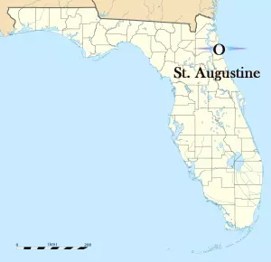 St. Augustine Map